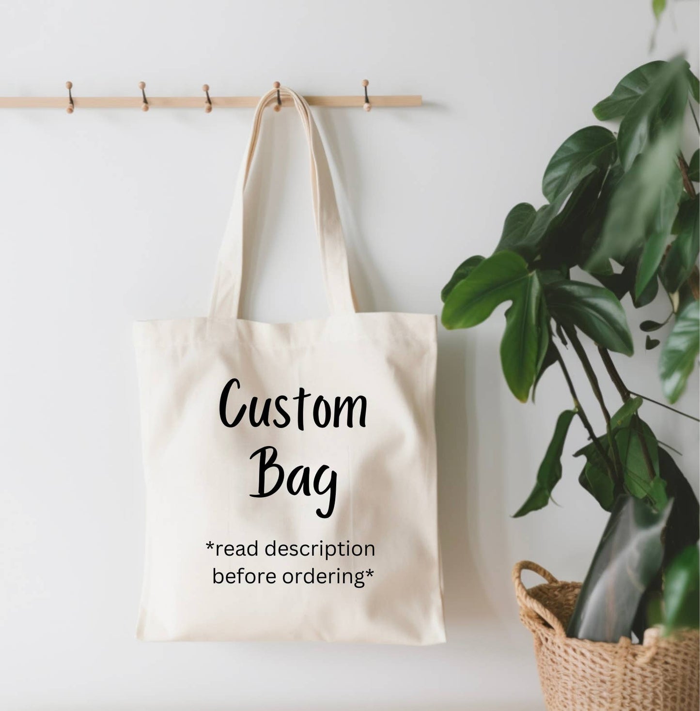 Custom Small Canvas Tote Bag