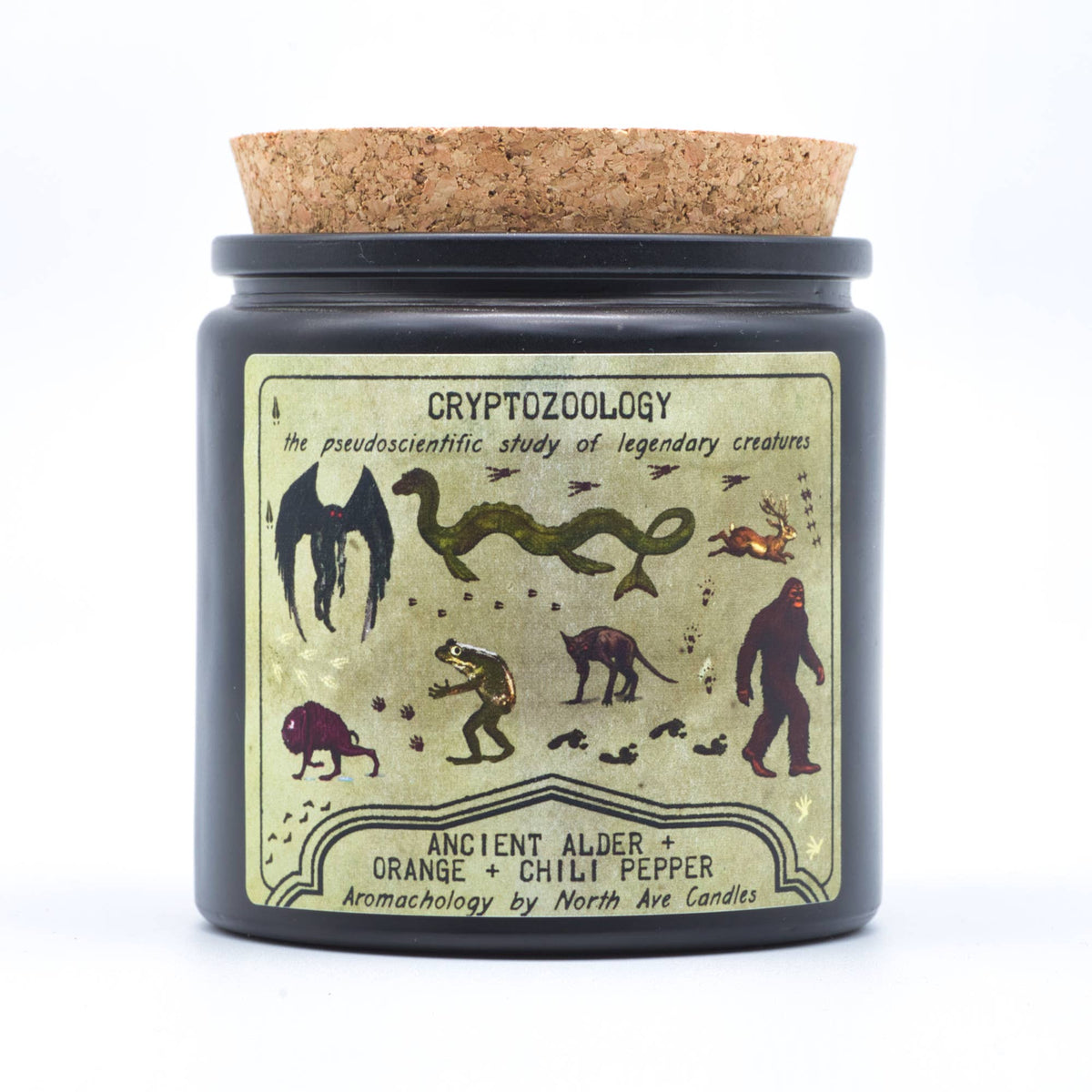 Cryptid Candle / Bigfoot Candle / Mothman Candle / Oddities