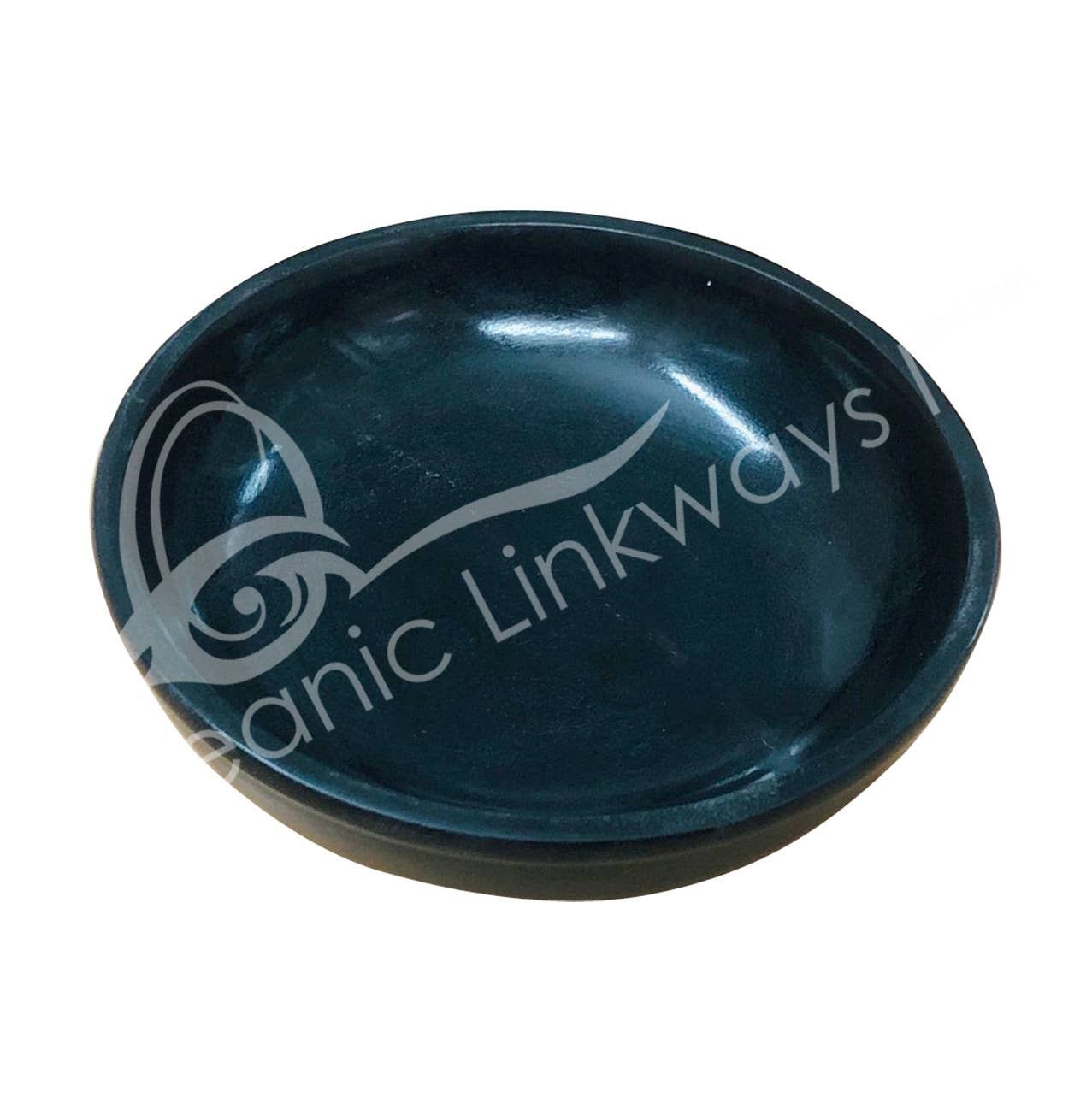 (PC)BOWL - SOAPSTONE, BLACK 6"