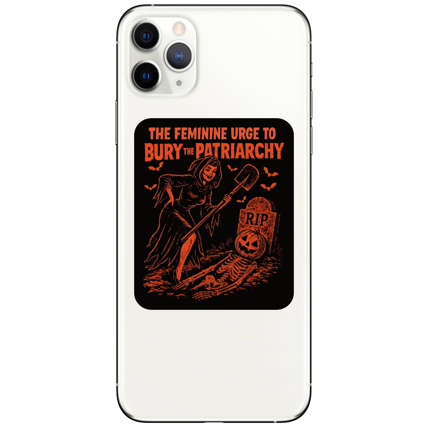 Patriarchy Horror Feminism Humor High Quality Vinyl Sticker