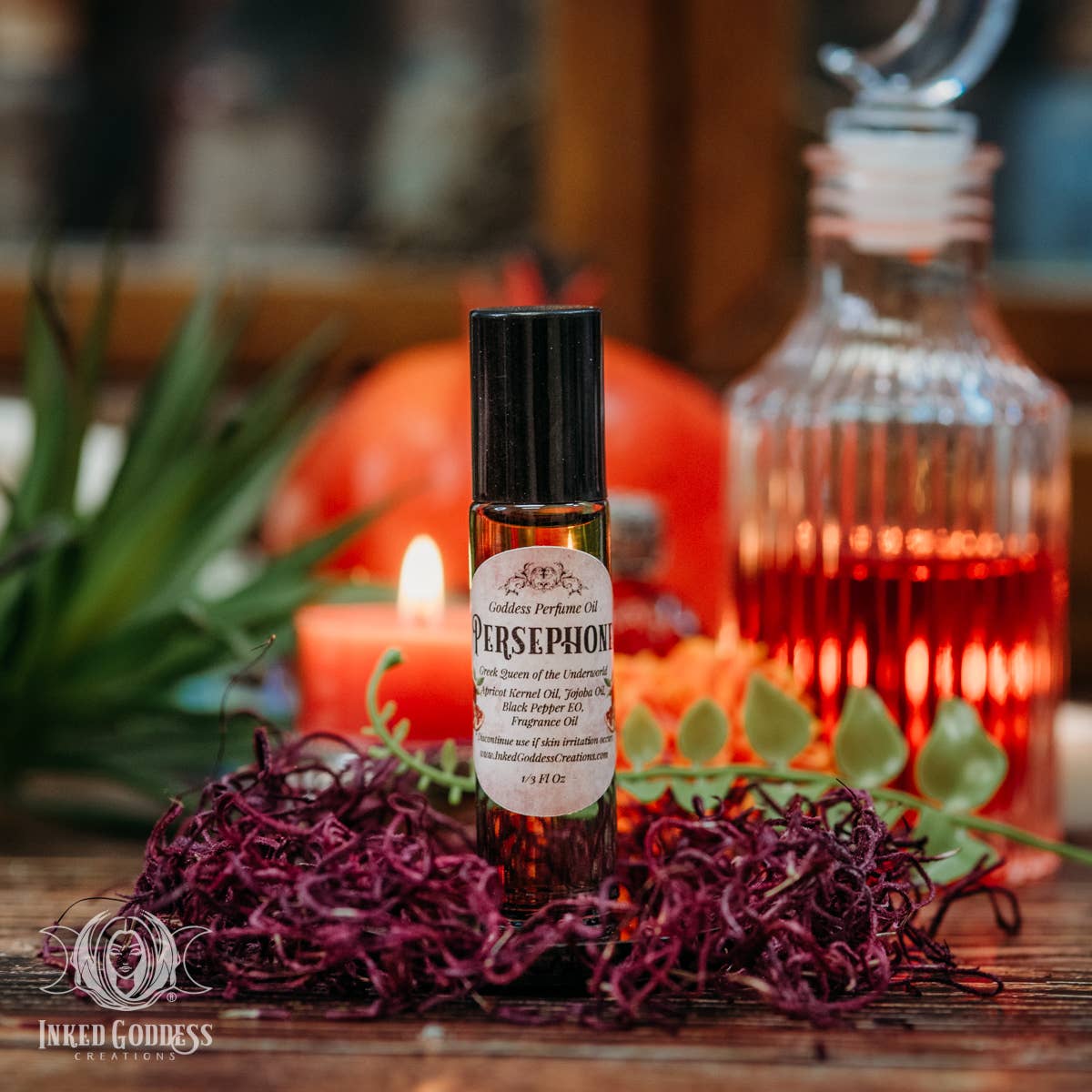 Persephone Goddess Perfume Oil for Perseverance