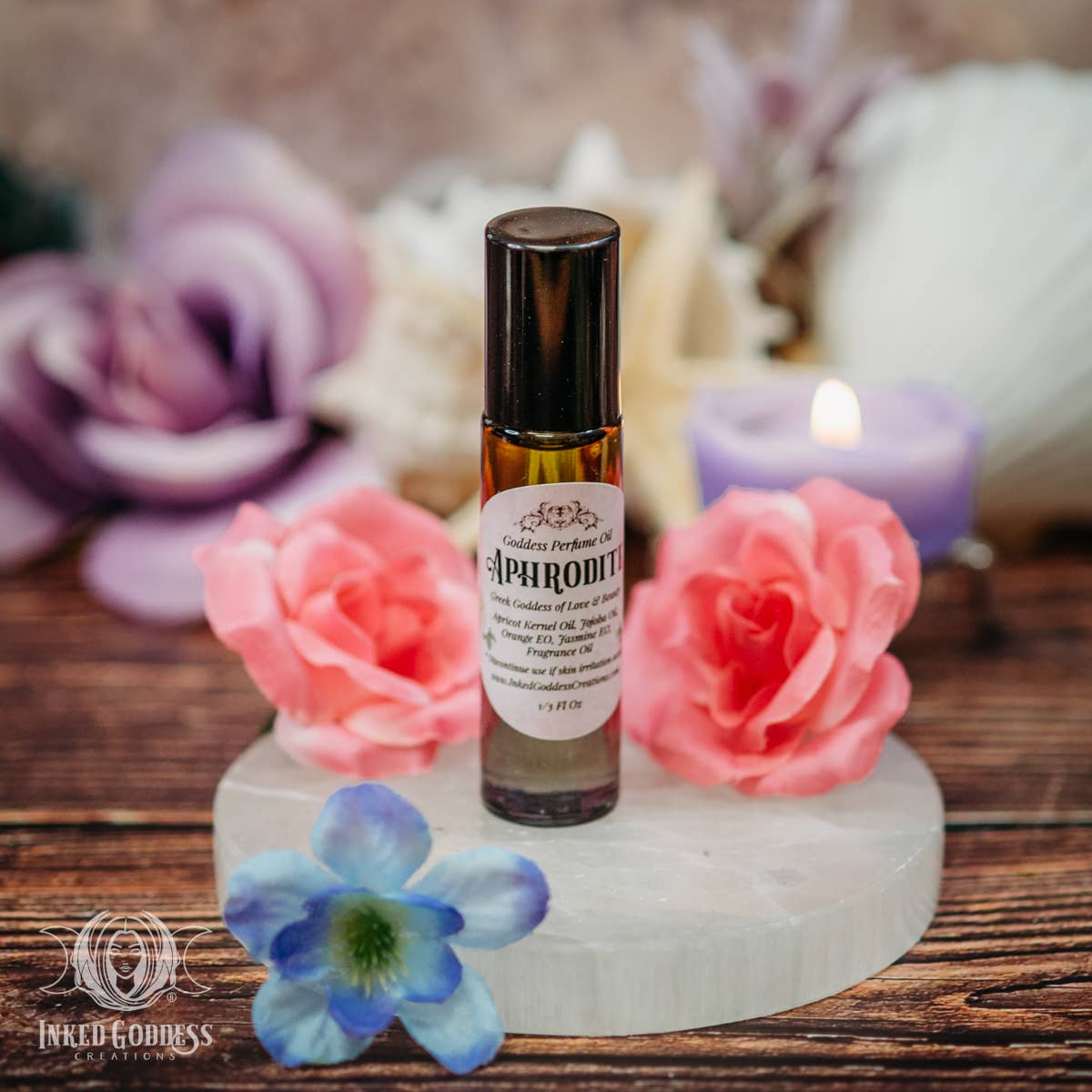 Aphrodite Goddess Perfume Oil for Love and Beauty