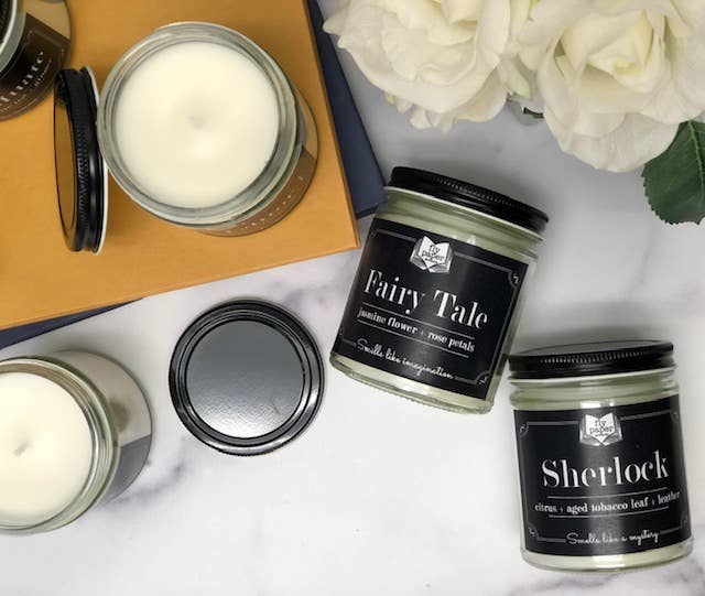 Jane Austen 9oz Candle Citrus + Juniper + Verbena