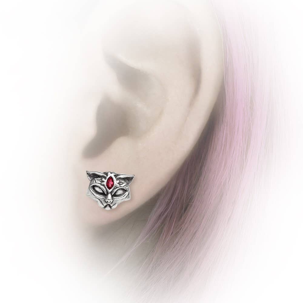 Sacred Cat Studs (Stud Earring Pair)