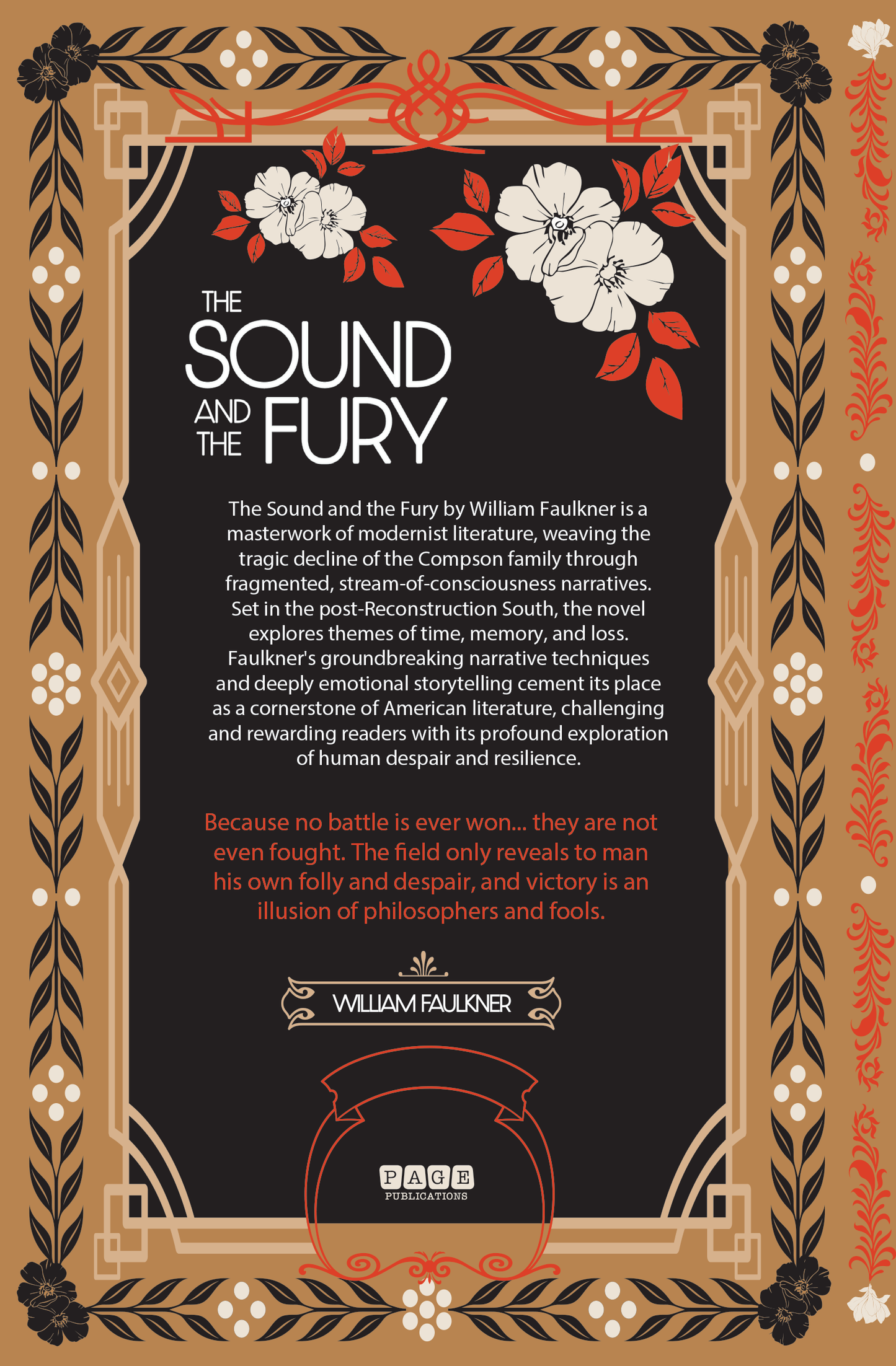The Sound and the Fury (Deluxe Hardcover)