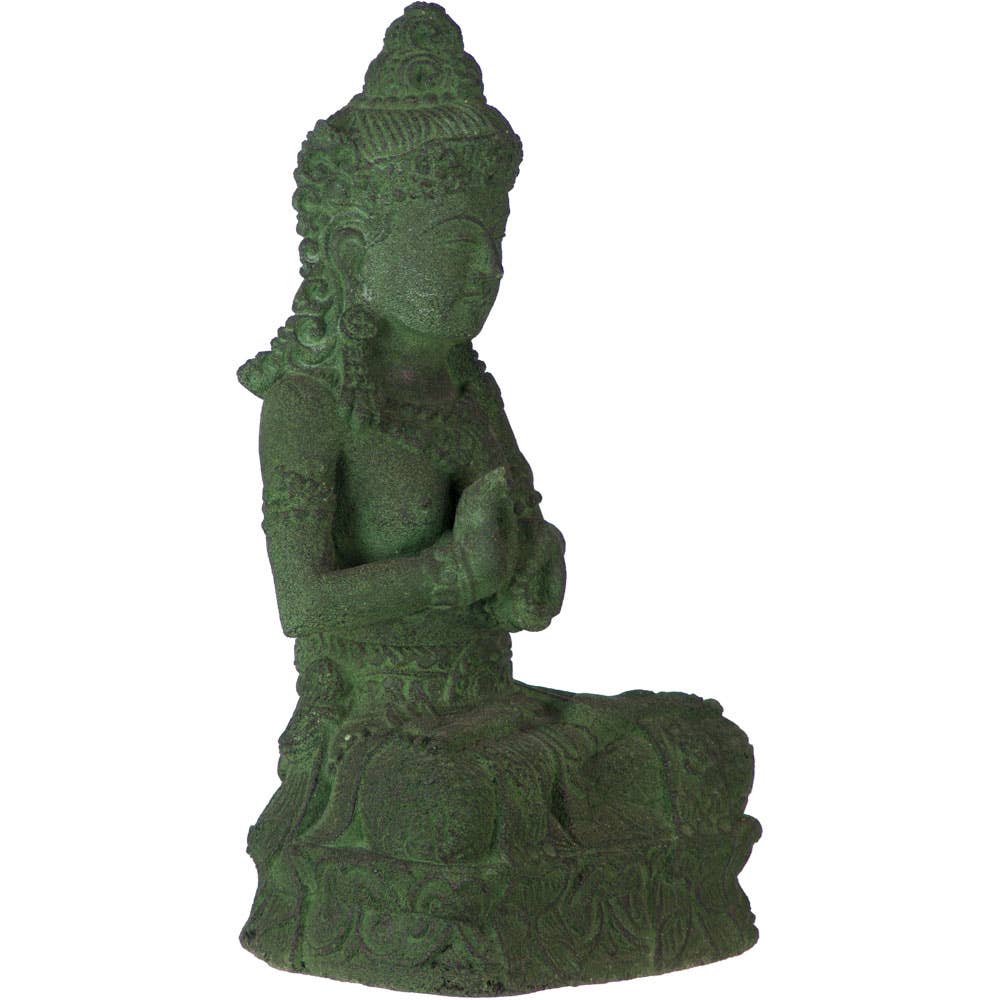 Volcanic Stone Statue Tara Green (Each)