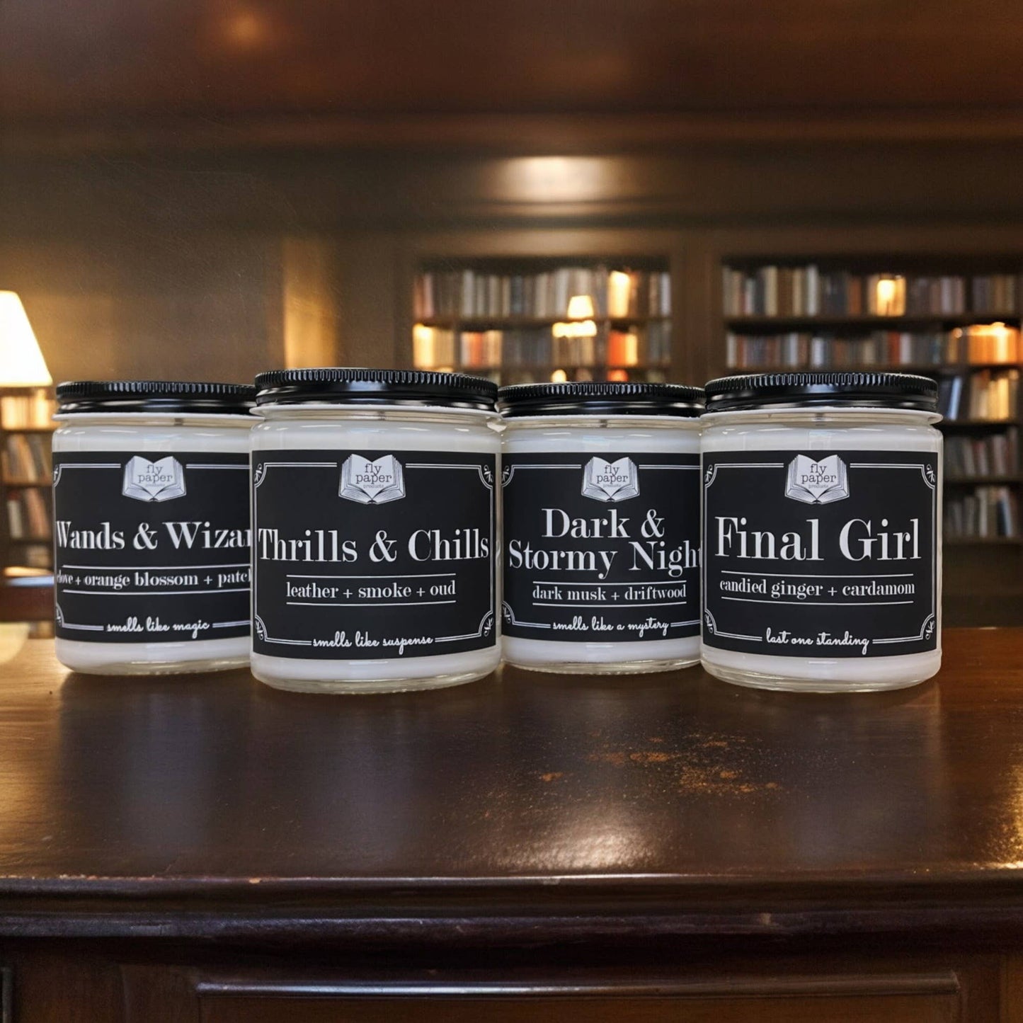 Dark & Stormy Night 9oz Candle Dark Musk + Driftwood