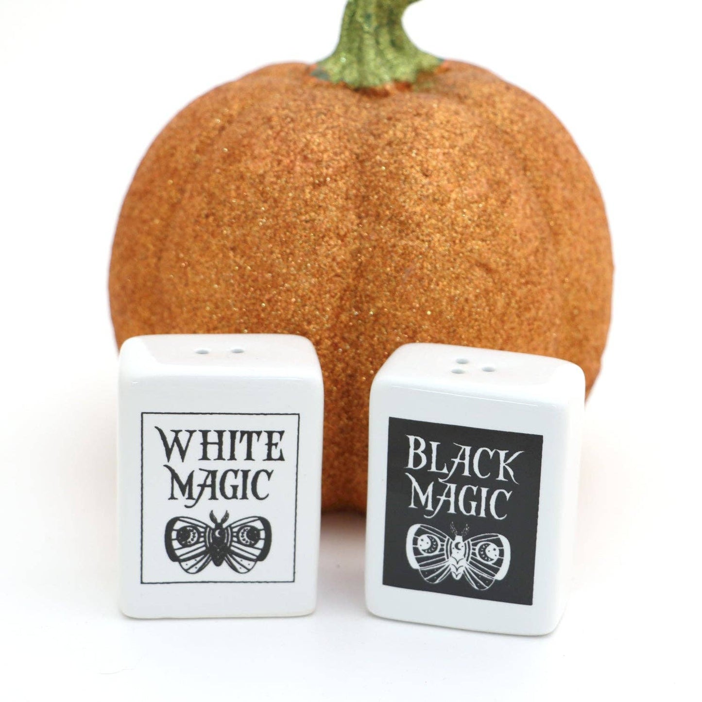 Black Magic White Magic salt and pepper shakers, Celestial