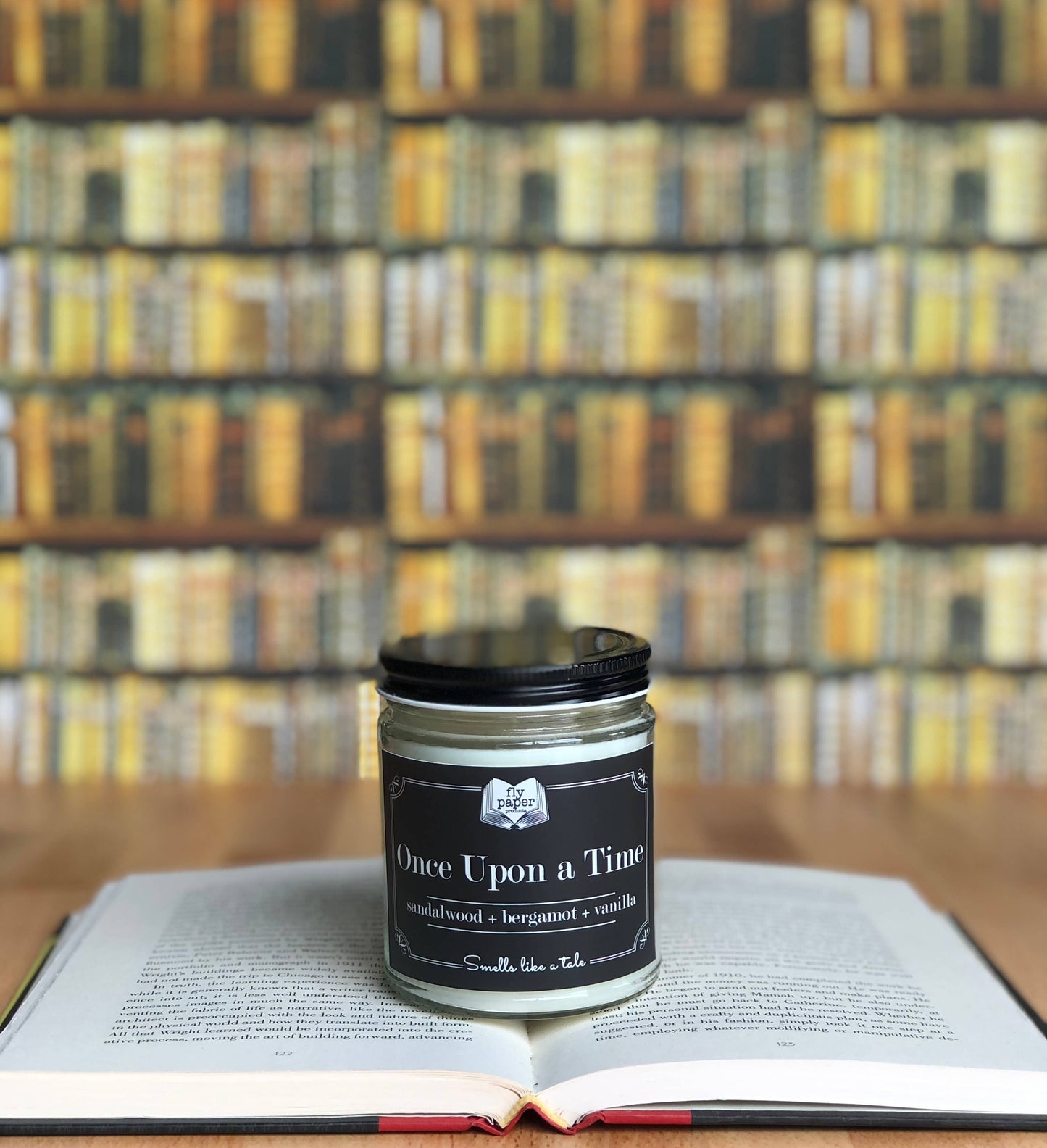 Once Upon a Time 9oz Candle Sandalwood + Bergamot + Vanilla