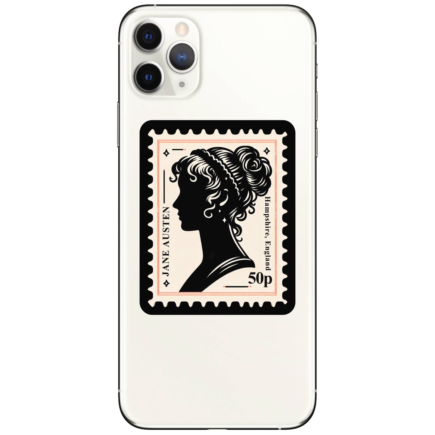 Jane Austen Feminist Book Read High Quality Vinyl Sticker