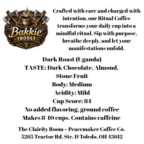 Raven – Dark Roast Ritual Coffee (2.5 oz) Divine Messages Blend