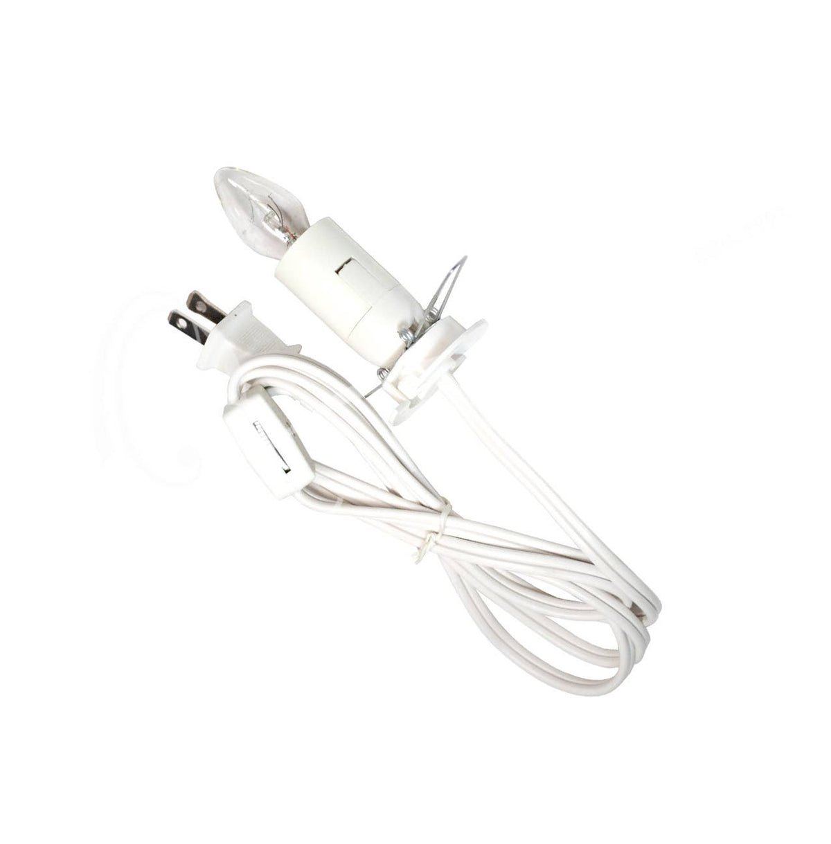ELECTRIC CORD - WHITE LARGE SOCKET (FOR THE REST OF LAMPS) (