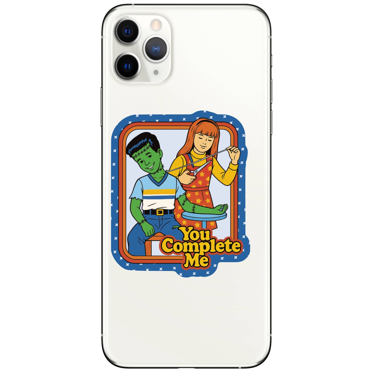 Frankenstein Monster Friend Humor High Quality Vinyl Sticker