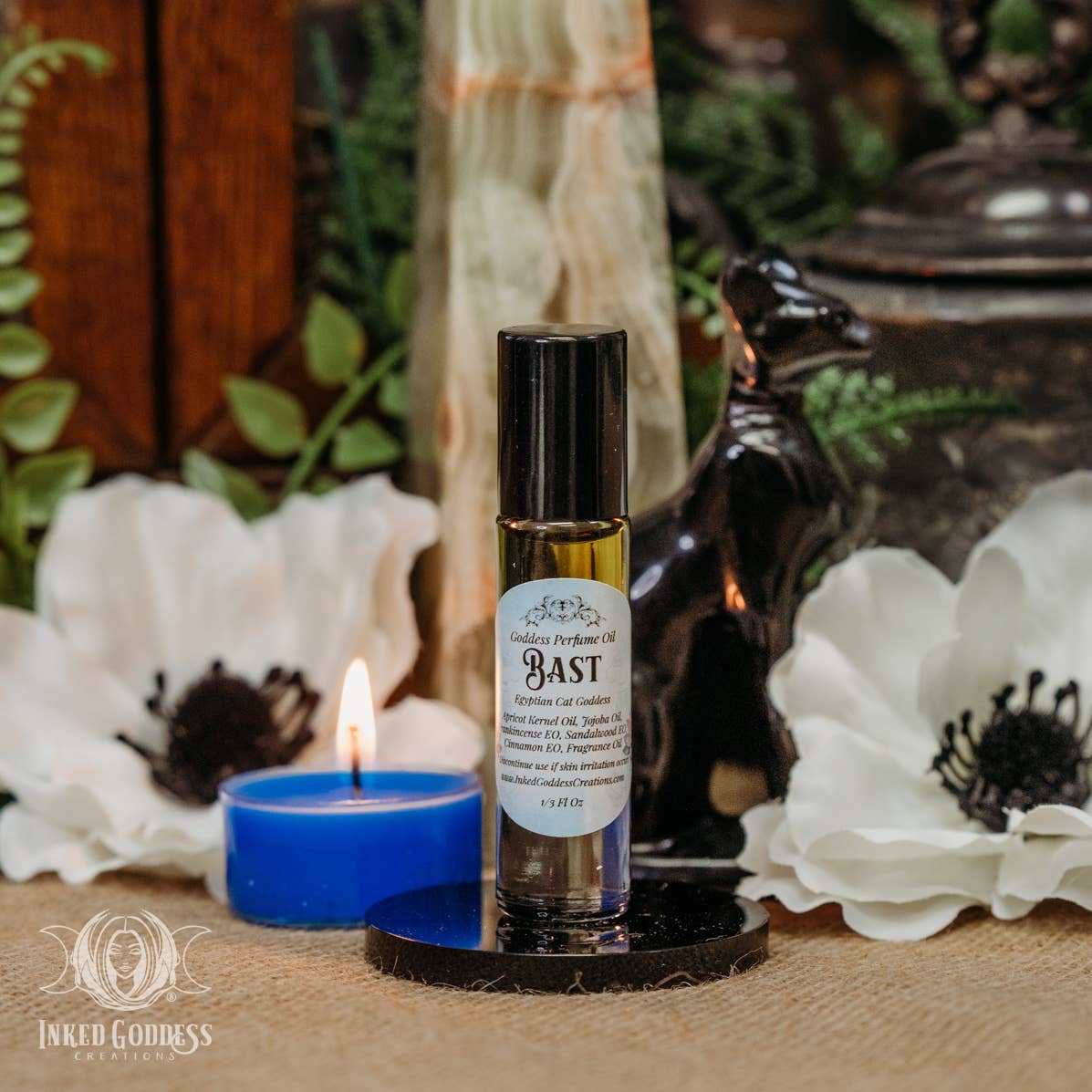 Bast Goddess Perfume Oil for Protection and Strength