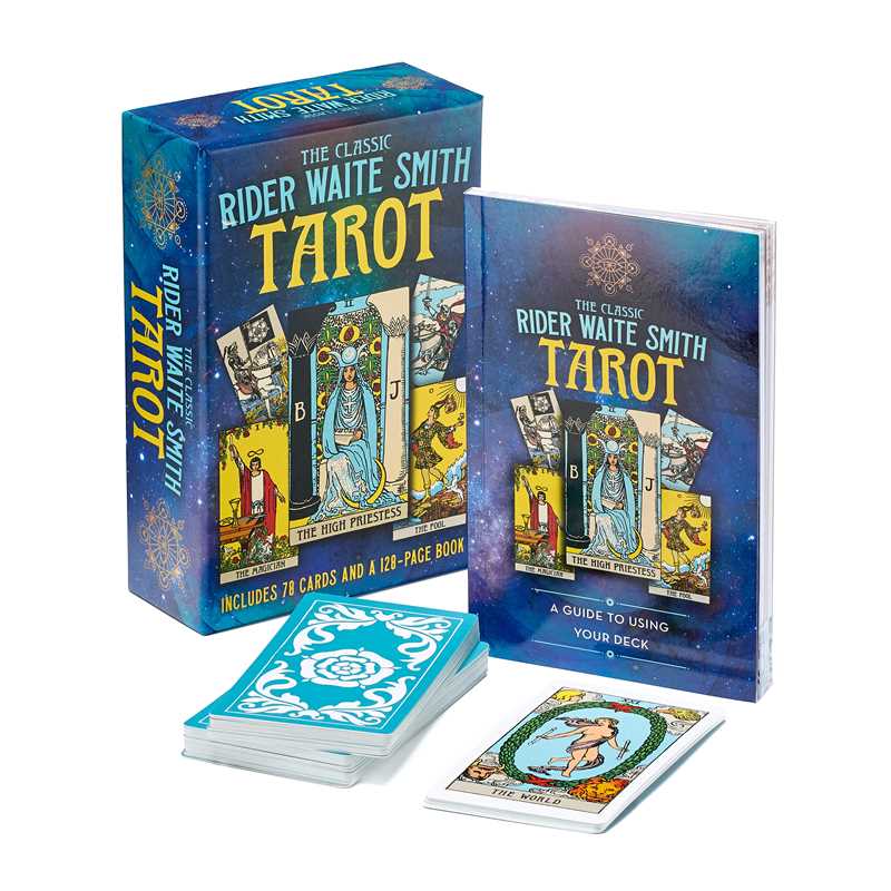 Classic Rider Waite Smith Tarot Book & Card Deck by A E Waite