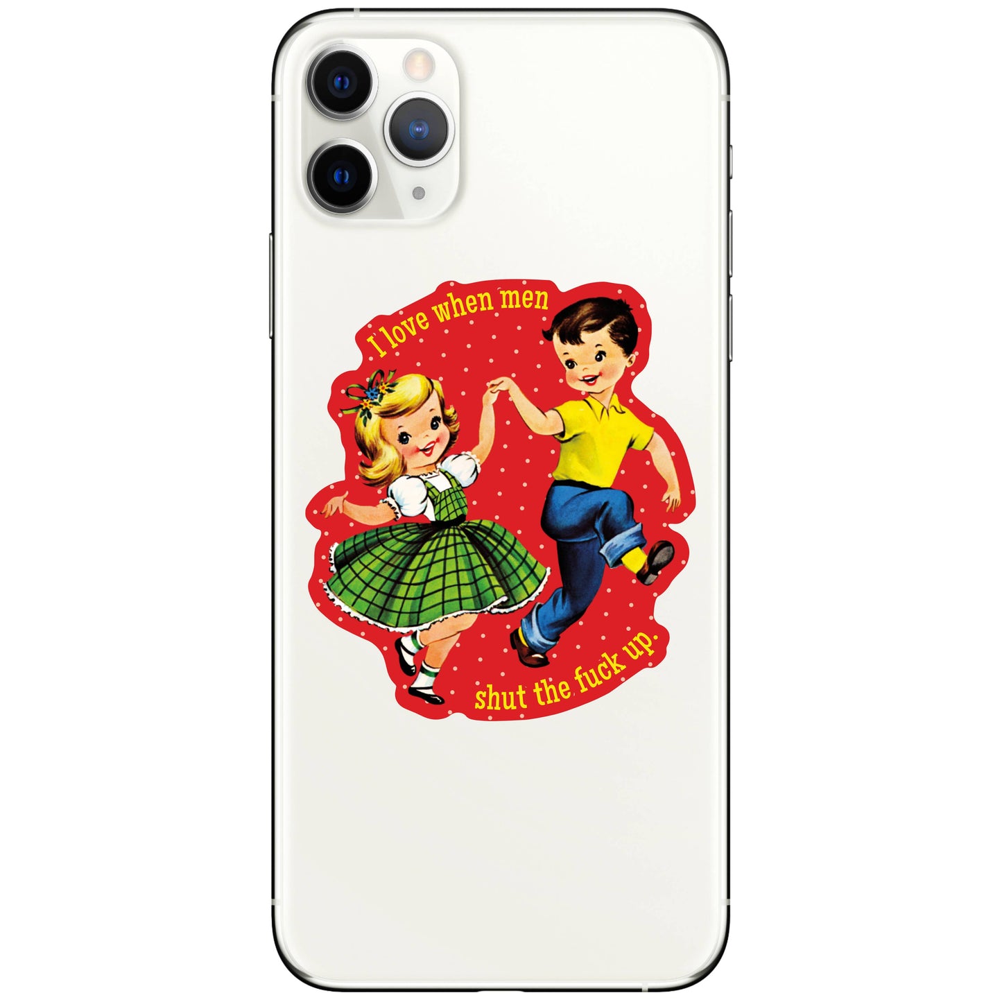 Feminist Rights Fuck Swear High Quality Vinyl Sticker