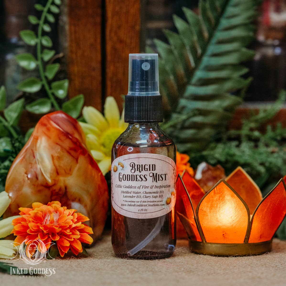 Brigid Goddess Mist for Fire and Inspiration