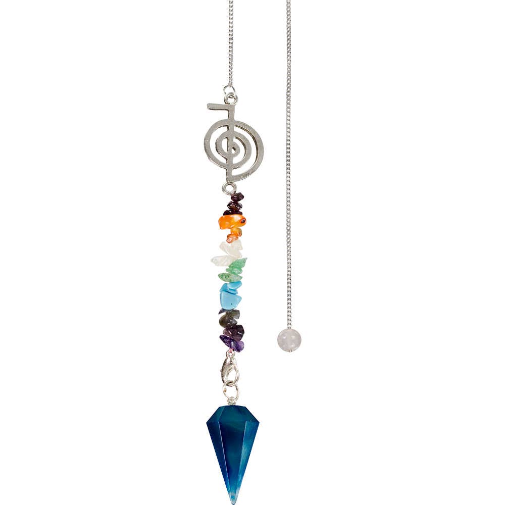 Pendulum-Chakra Reiki Blue Onyx (Each)