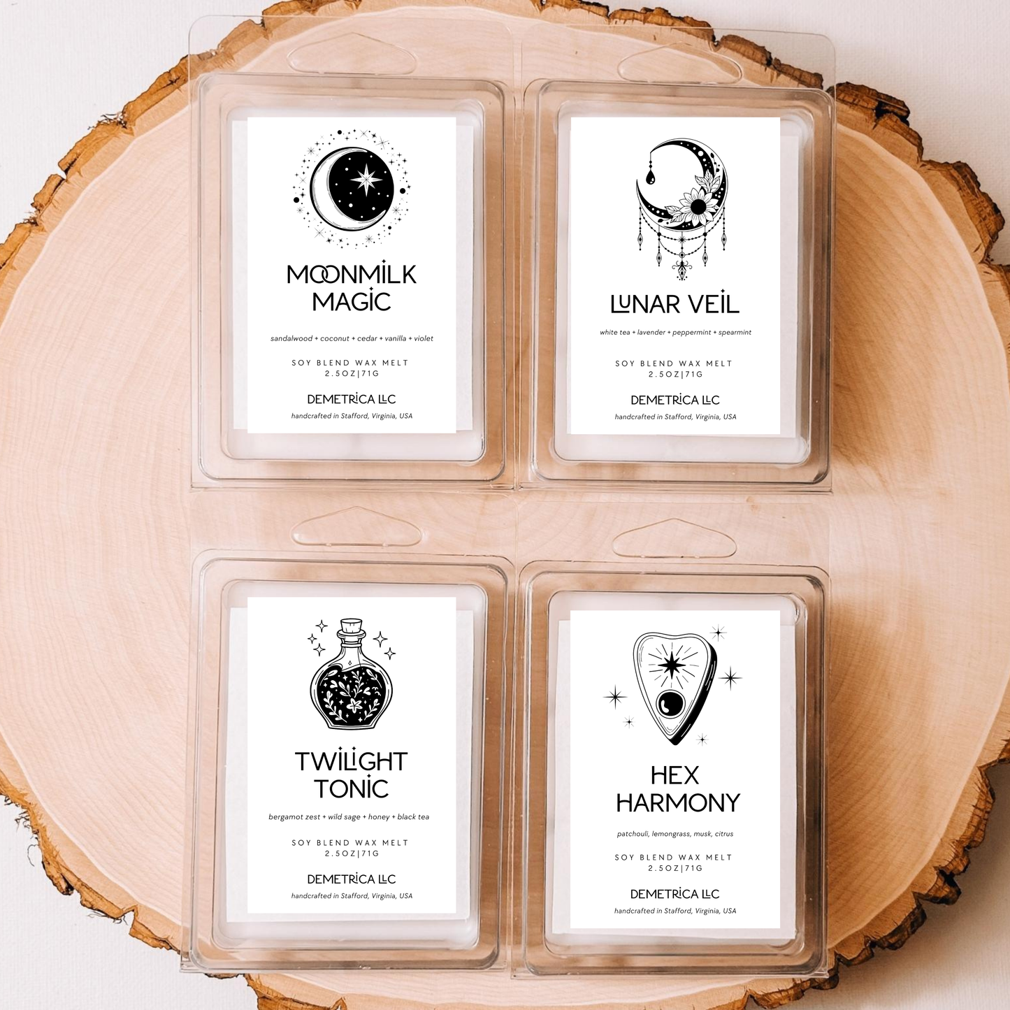 Twilight Tonic Soy Wax Melts, Witchy Spiritual Ritual