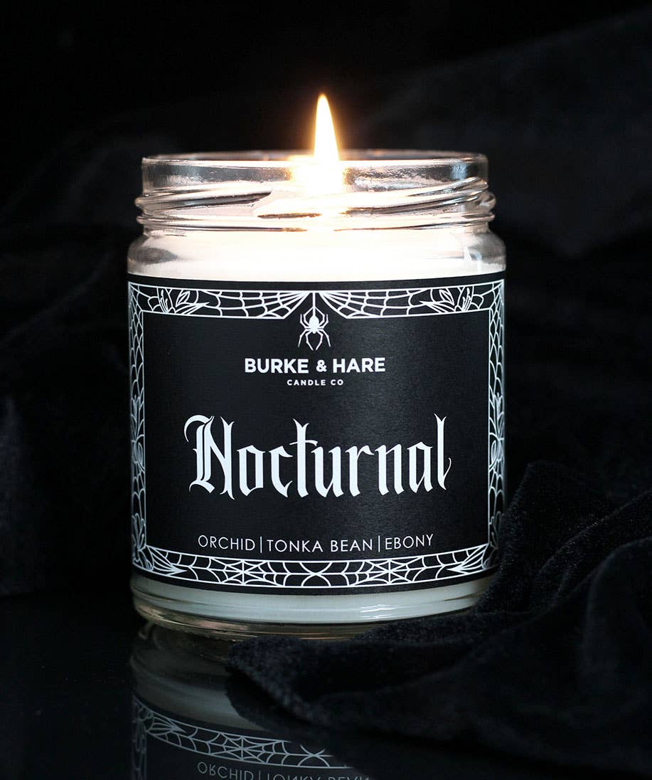 Gothic Scented Candle - Nocturnal - Spiced Floral