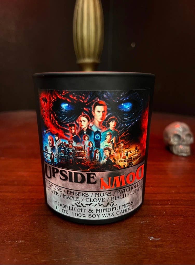 Stranger Things Soy Wax Crystal Candle, Hand-Poured