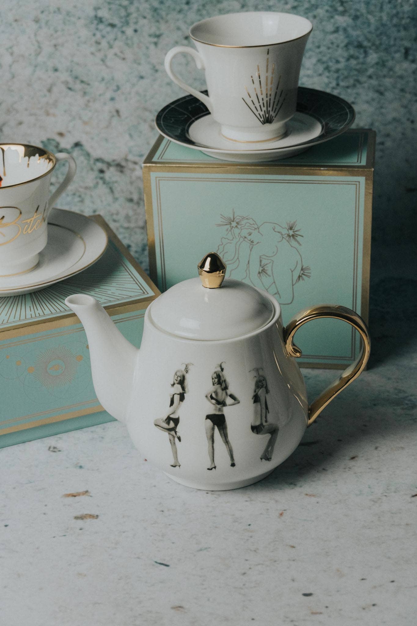 Burlesque Lady Teapot