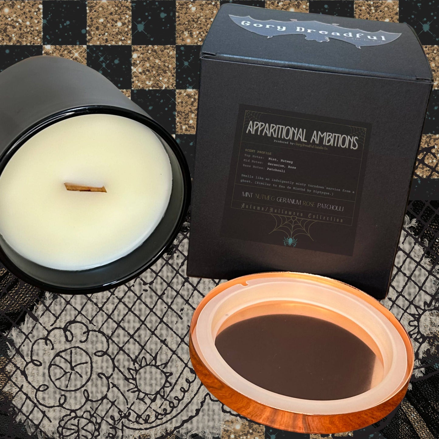 Apparitional Ambitions Crackling Wooden Wick Candle