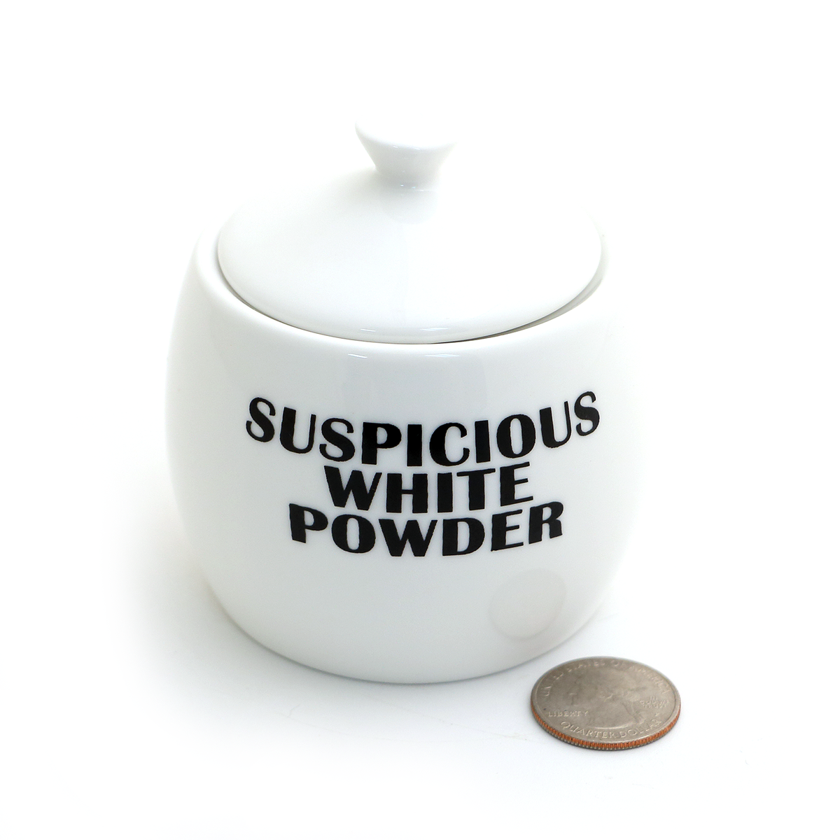 Suspicious White Powder Round Sugar Bowl - LIMITED EDITION