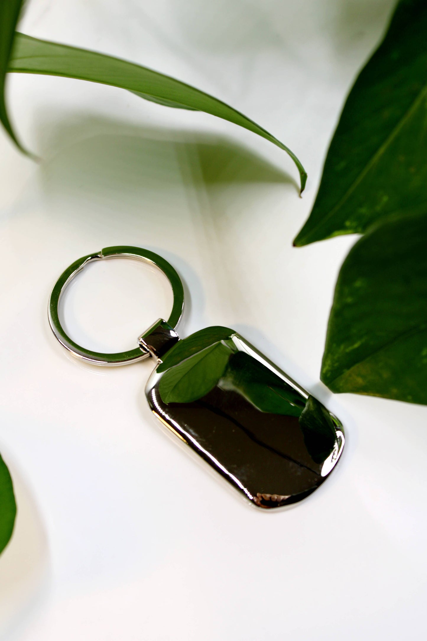 The Magician Tarot Card Engraved Metal Keychain