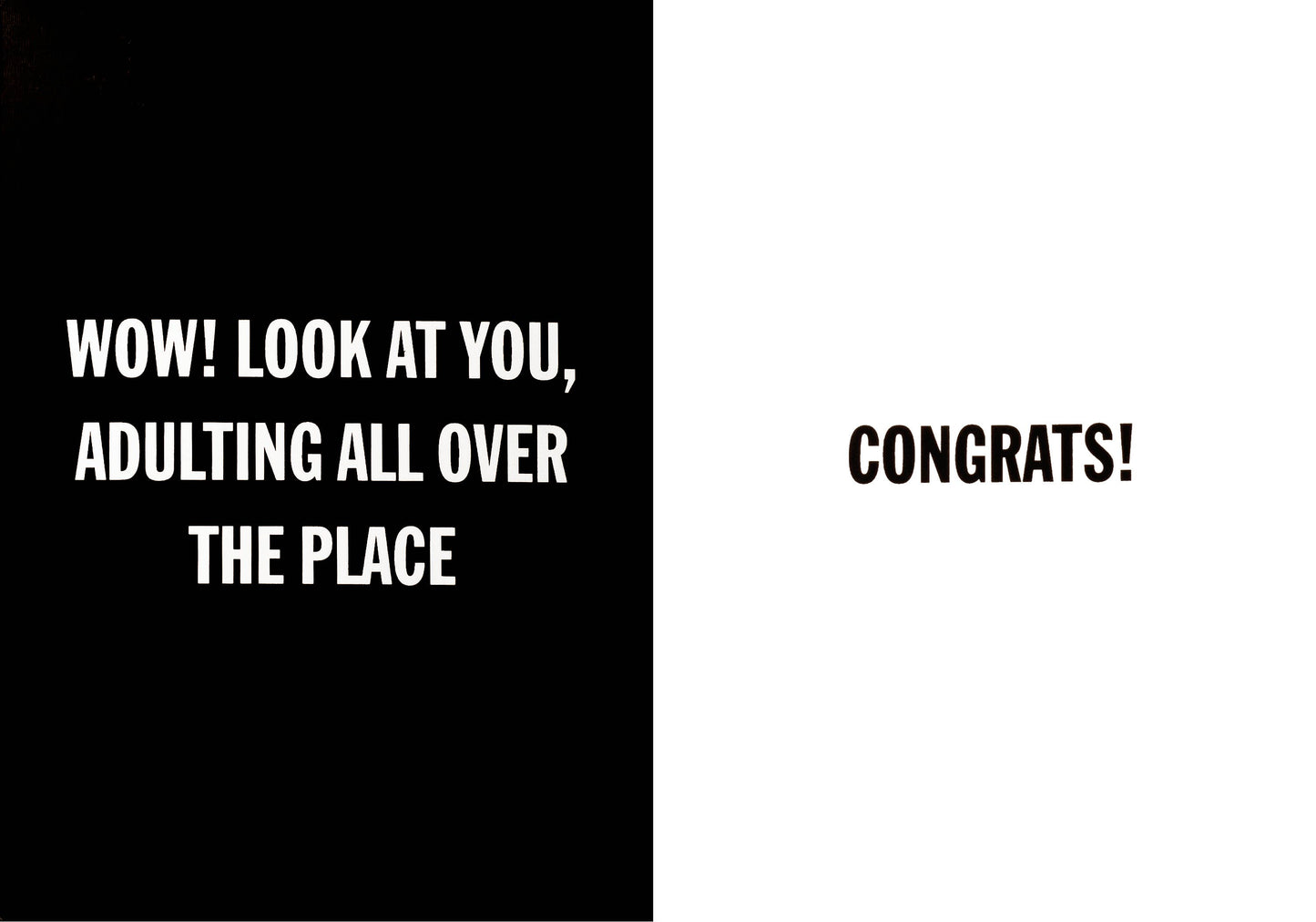 Wow! Look At You... Card - Pack of 6