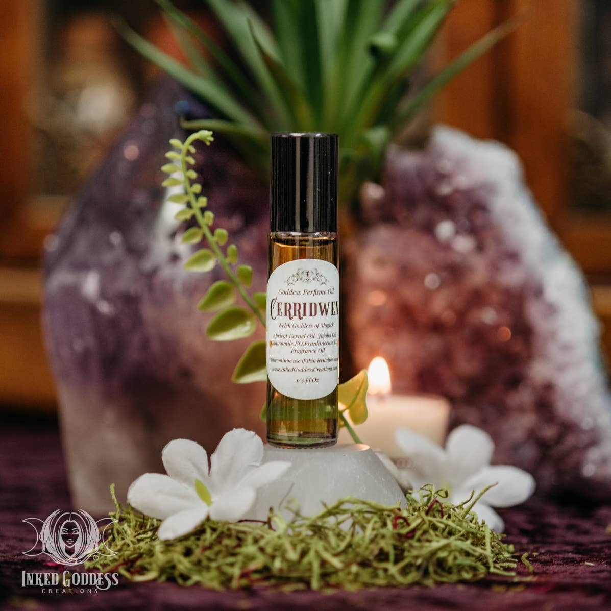 Cerridwen Goddess Perfume Oil for Magick and Inspiration