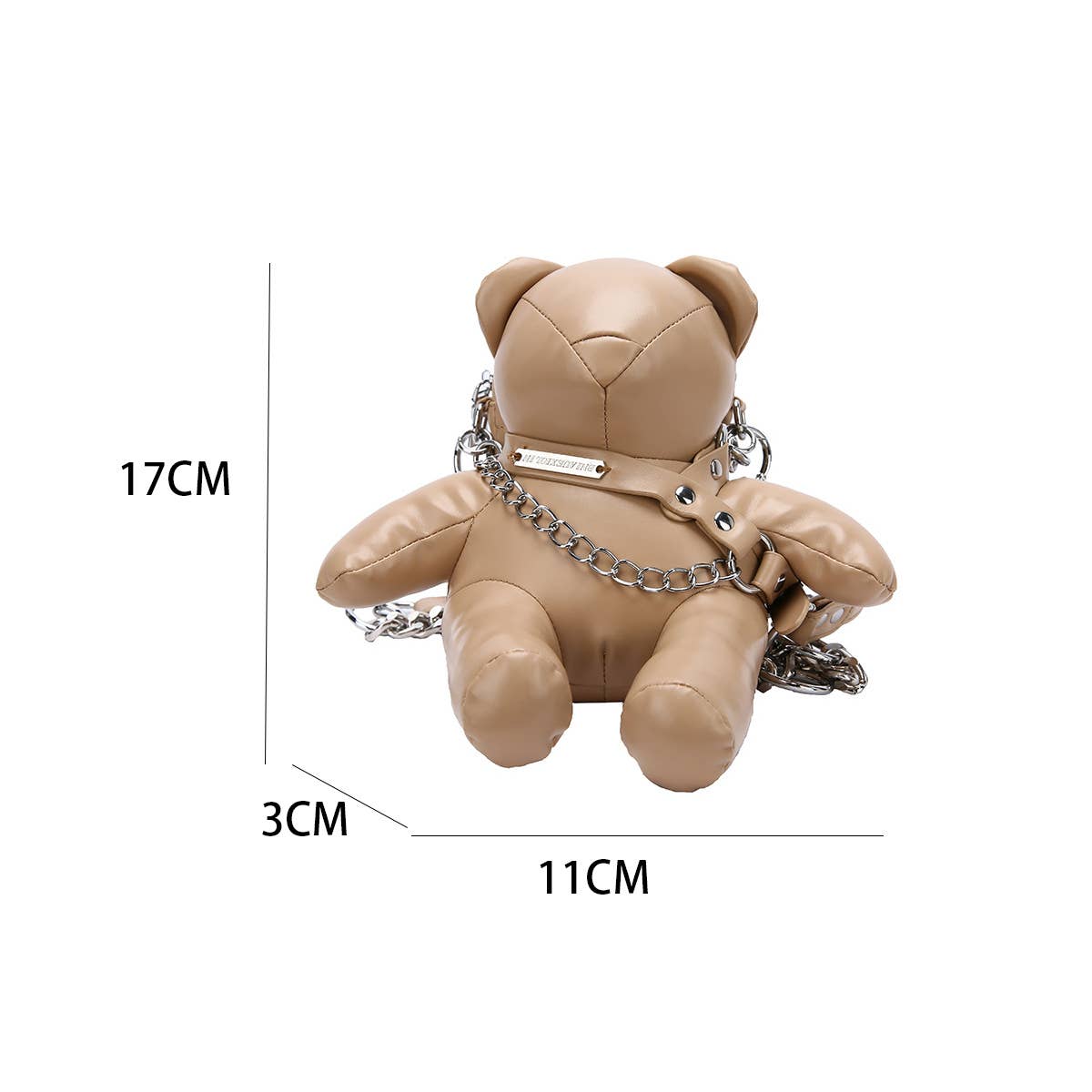 FASHION CUTE BEAR ONE-SHOULDER CHAIN BAG_CWAB0988