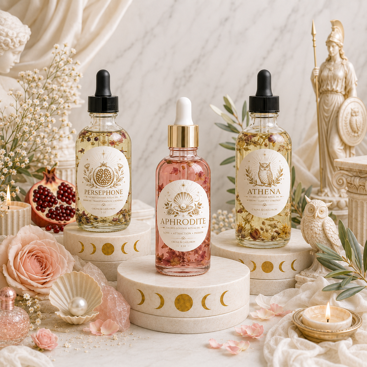 Sacred Goddesss - Athena's Wisdom Ritual Oil (2 oz)