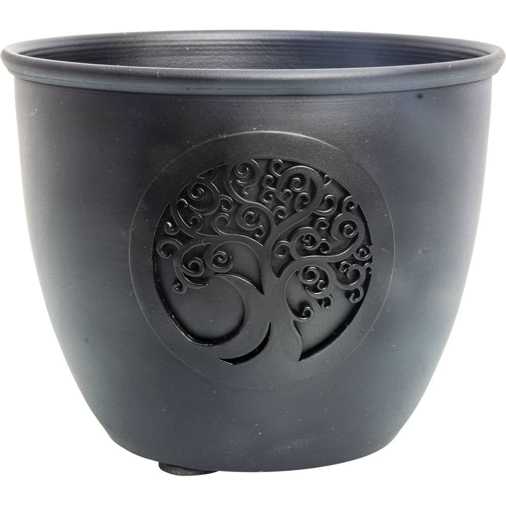 Metal Smudge Pot - Tree of Life Large (Each)