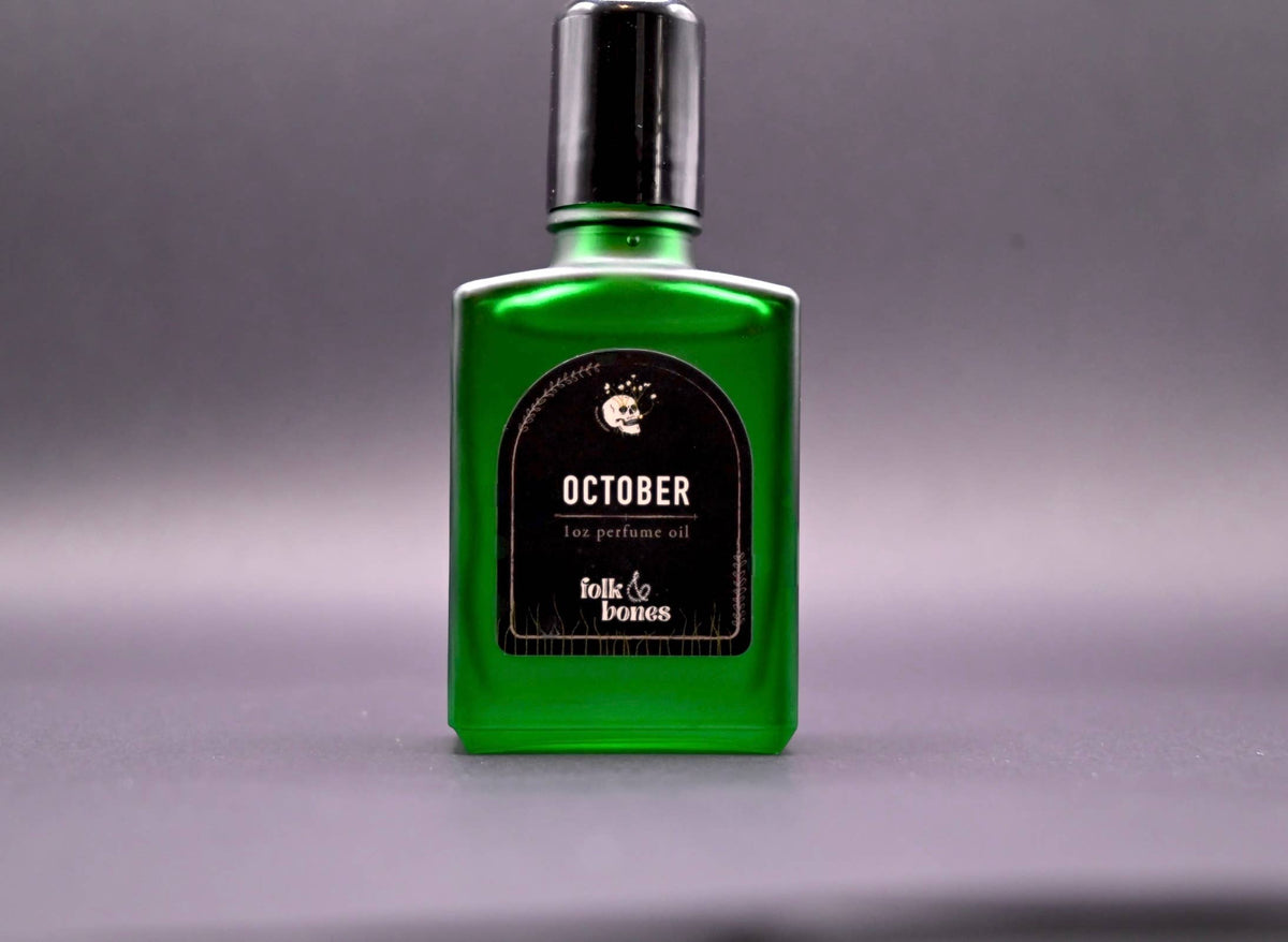 October - 1 oz Tobacco Leather Perfume Oil