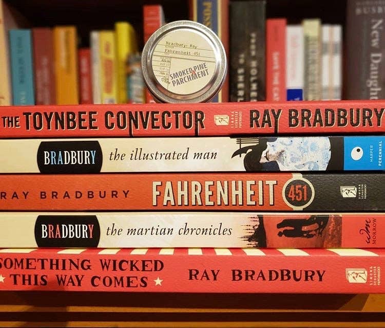 Mini Tins / book candles / sub box / bookstore sidelines