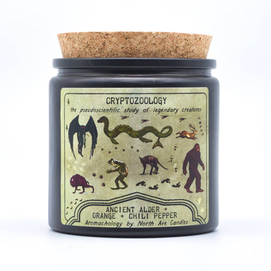 Cryptid Candle / Bigfoot Candle / Mothman Candle / Oddities