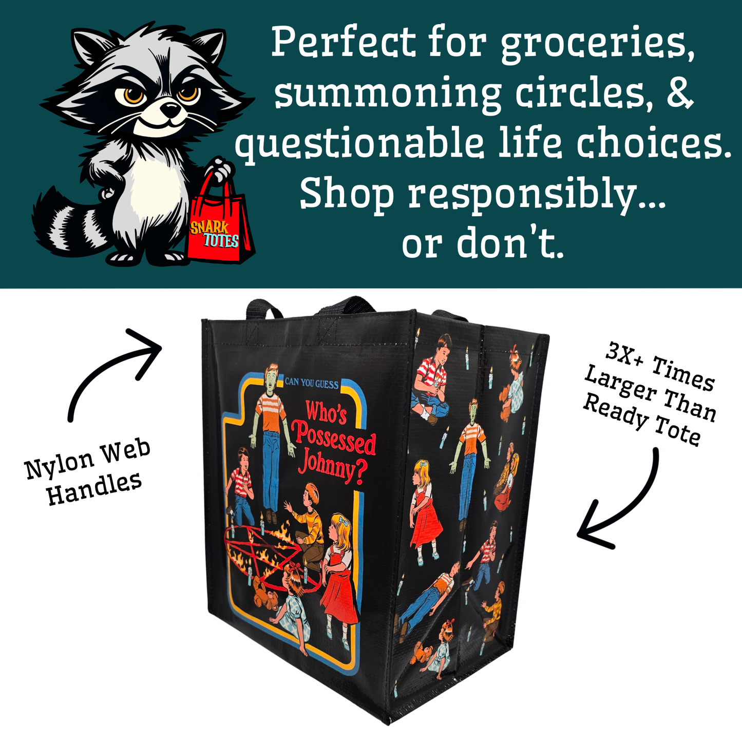 Let's Summon Demons Grocery Tote