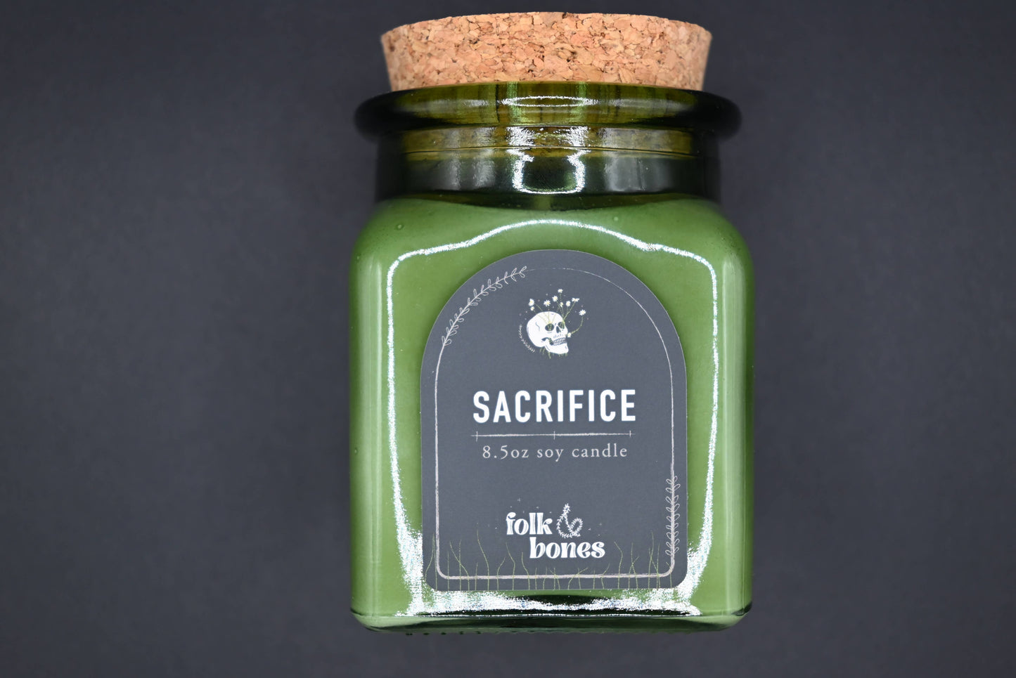 Sacrifice - 8 oz Labdanum Moss Soy Candle