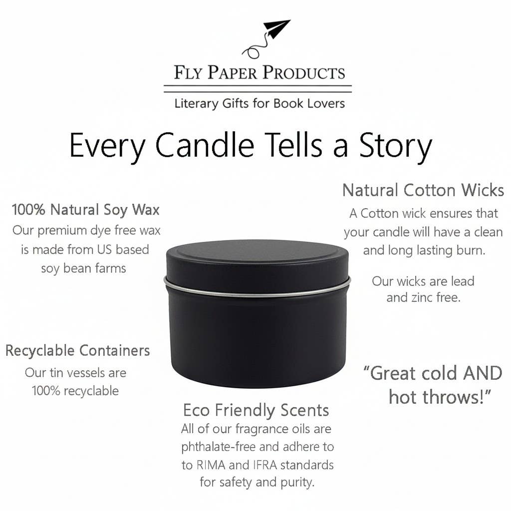 Gentleman Thief 4oz Candle- Redwood + Tobacco + Amaretto