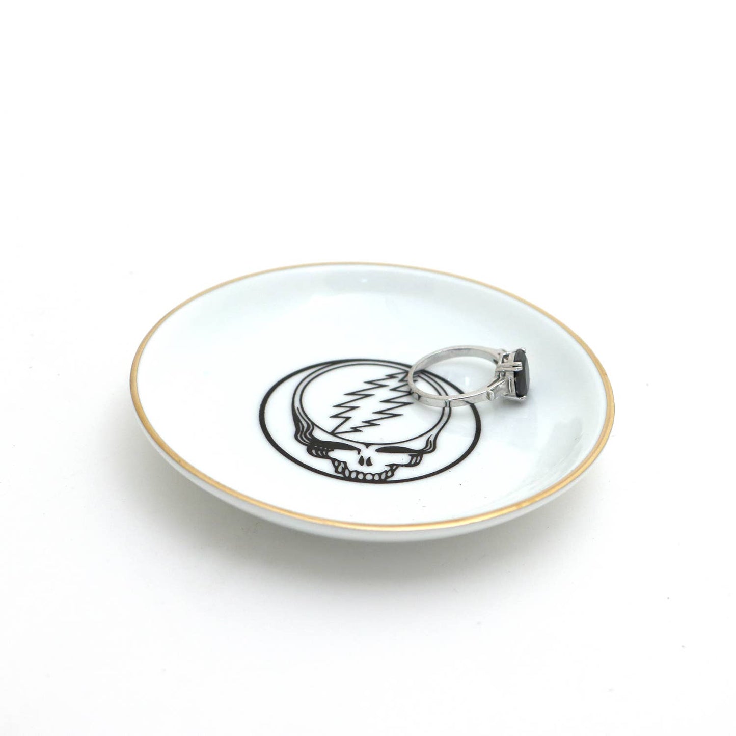 Steal your Face with 22K Gold, ring holder, trinket dish