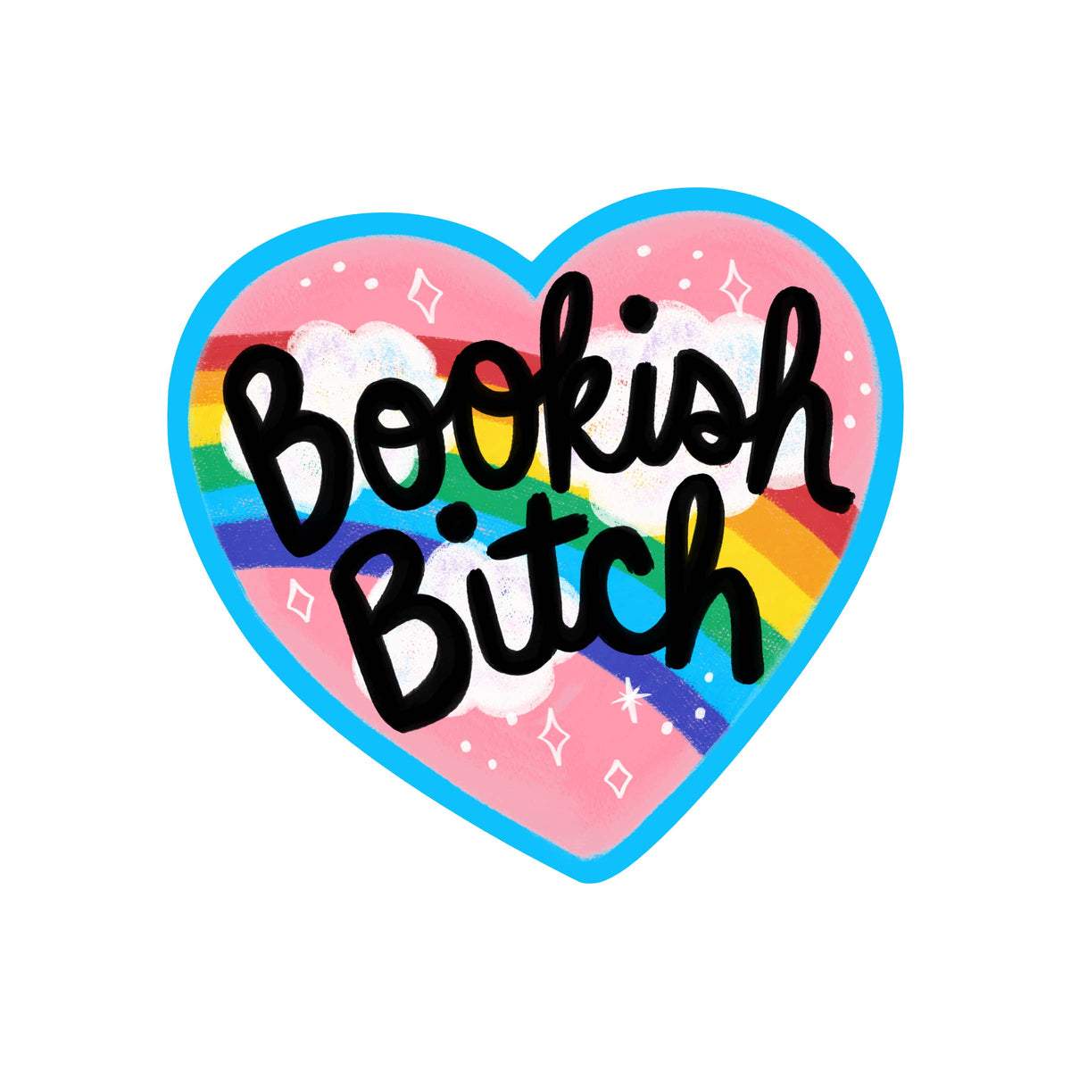 Book Bitch Reading Swear Funny High Quality Vinyl Sticker