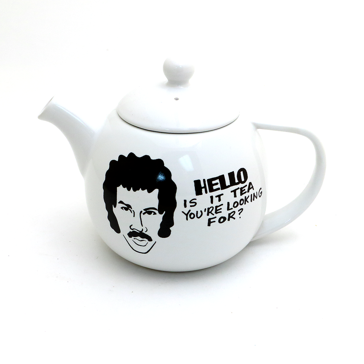Hello is it Tea You're Looking For, Round Teapot