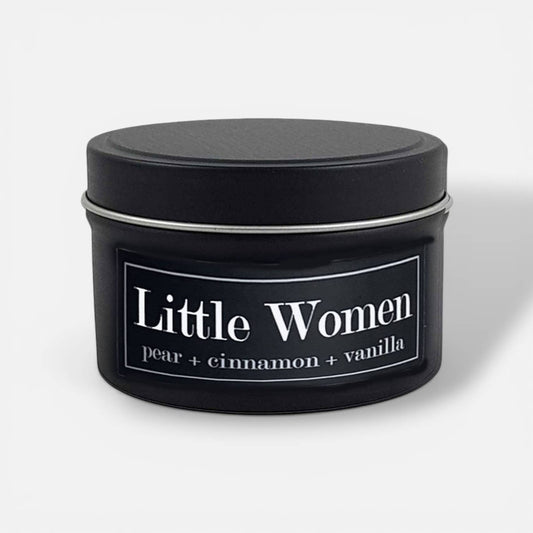 Little Women 4oz Candle - Anjou Pear + Cinnamon + Vanilla