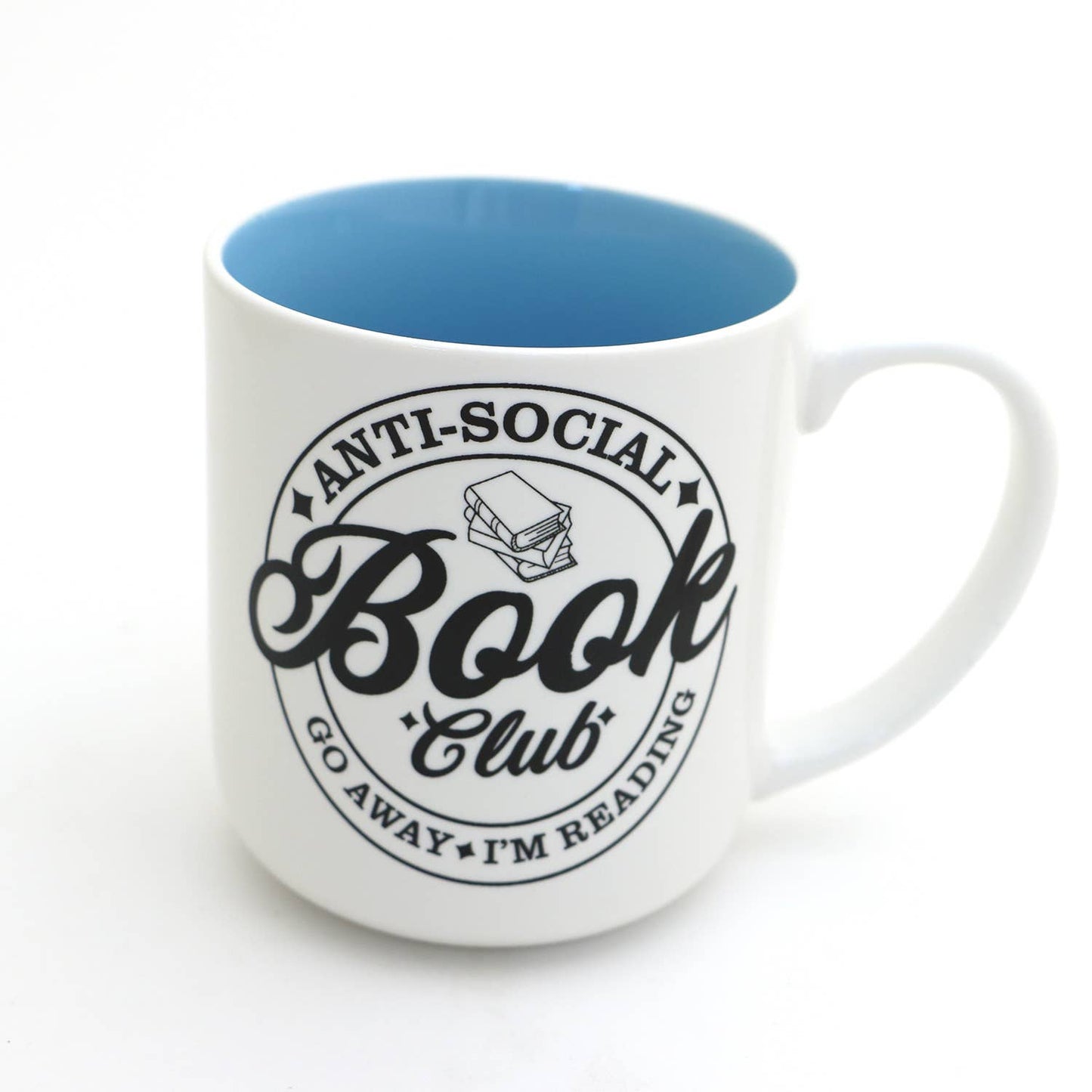 Anti Social Book Club mug, gift for introverted reader