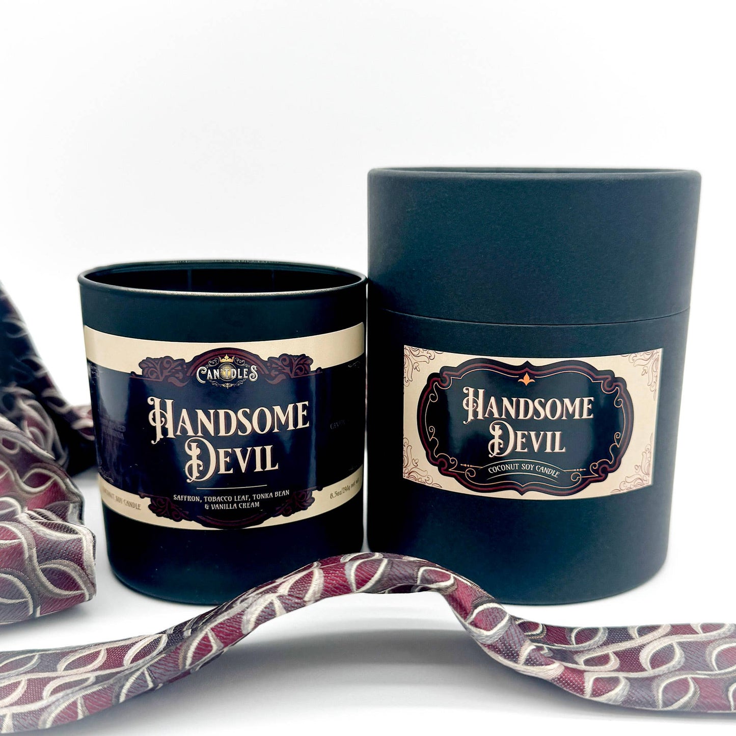 Masculine Gift Candle – Handsome Devil | Tobacco Leaf & Saffron