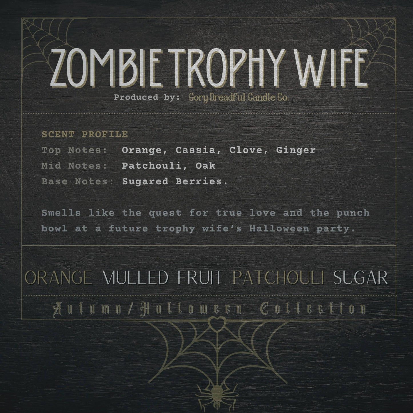 Zombie Trophy Wife Wax Melt Chunkies