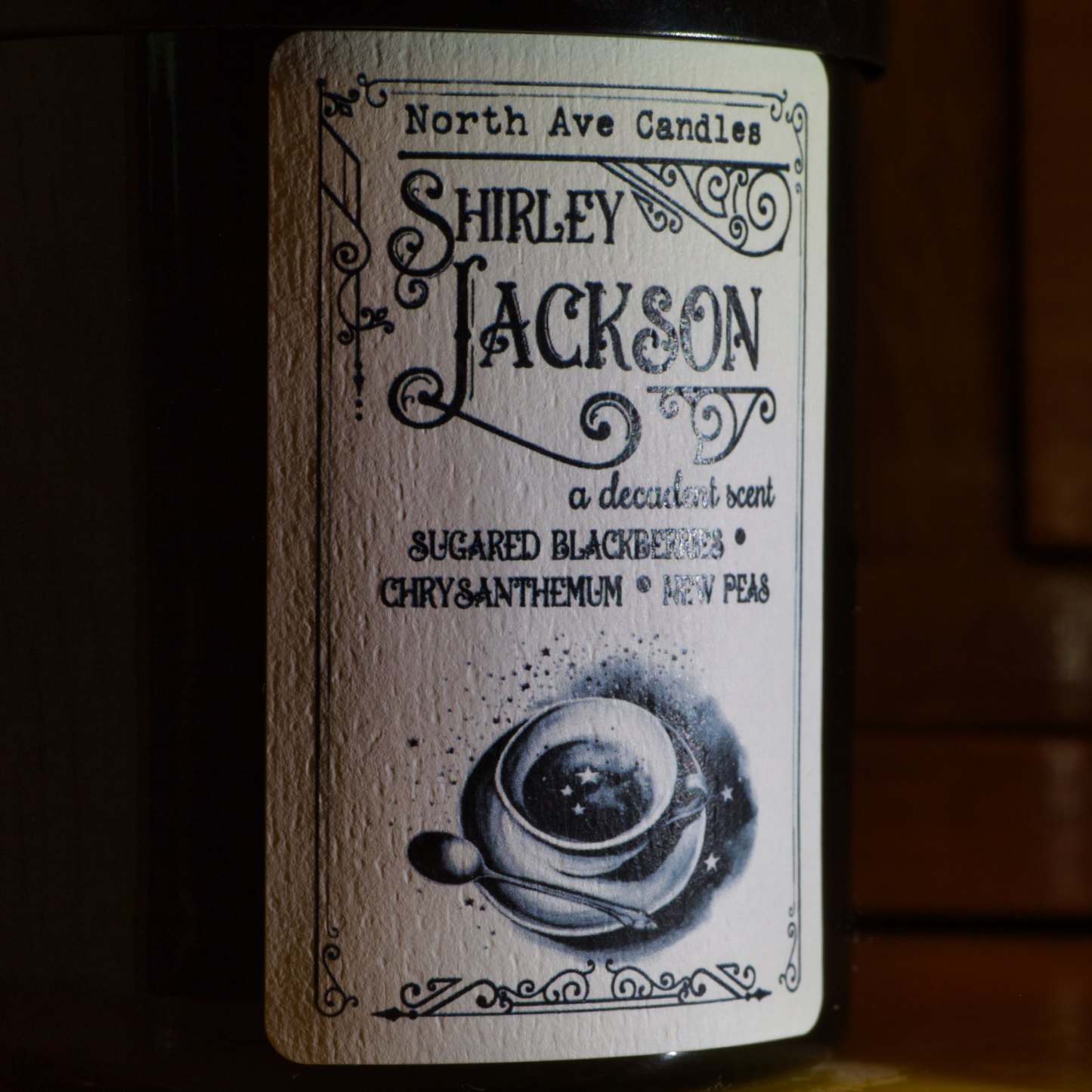 Shirley Jackson / Horror Candle / Gothic Decor / Book Candle