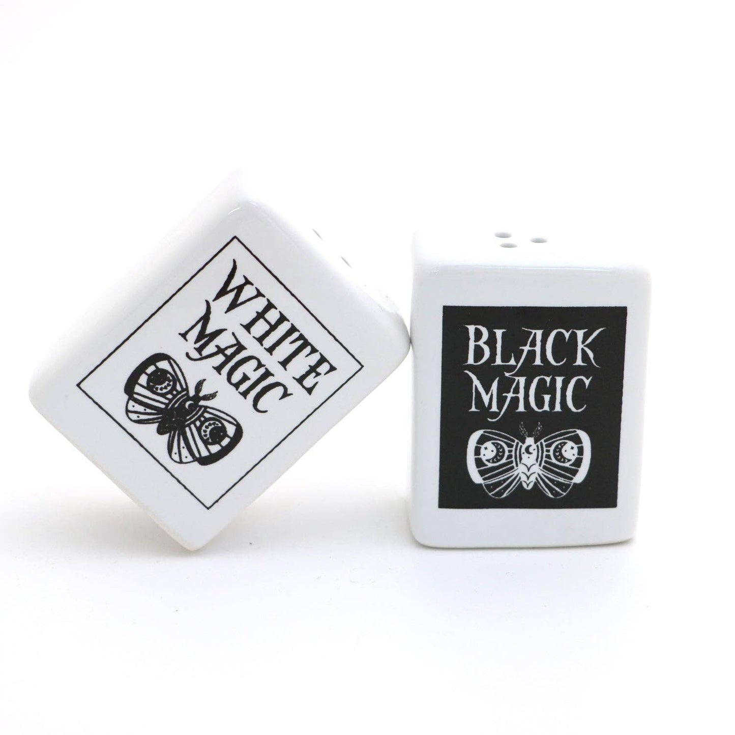 Black Magic White Magic salt and pepper shakers, Celestial