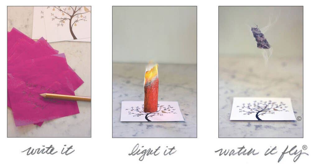 COSMIC CAT — WISHING PAPERS™ Mini 15 WISHING KIT™ Gift